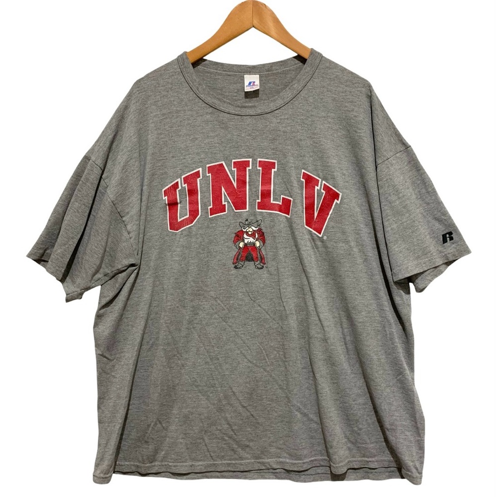Russell Athletic UNLV Hey Reb Gray Men's T-Shirt Size XXL University Las Vegas